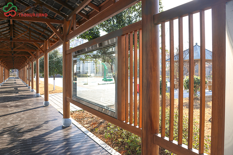 竹裝配式文化連廊 竹裝配式文化連廊