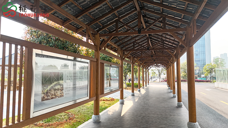 竹裝配式文化連廊 竹裝配式文化連廊