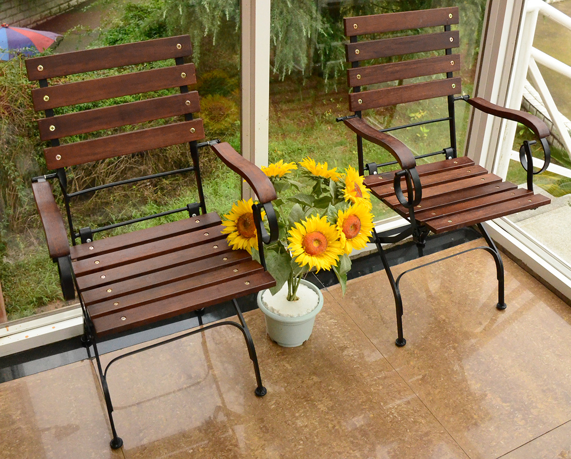 戶(hù)外重竹椅子