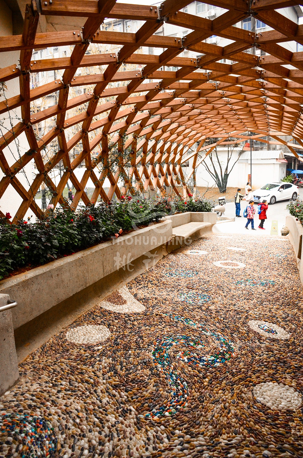 戶(hù)外高耐竹花架