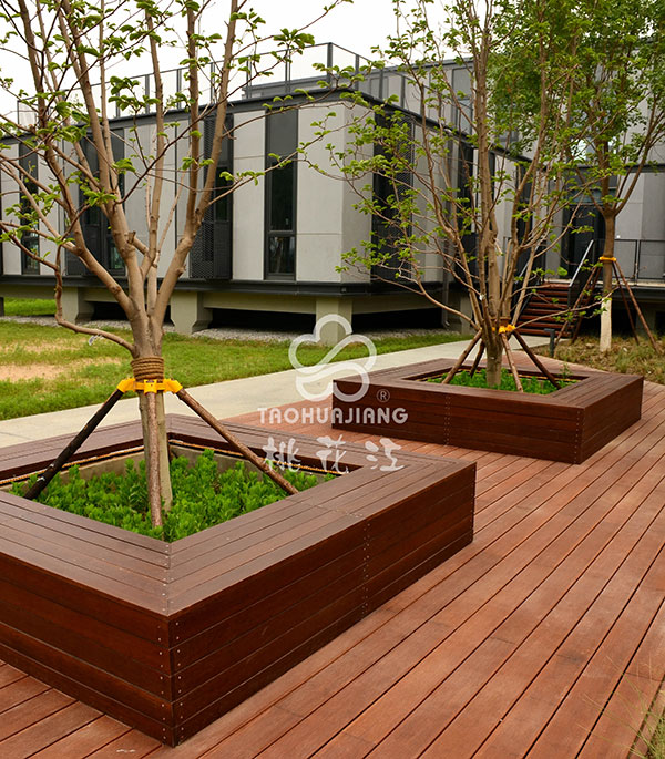 園林竹木圍樹椅，園林圍樹凳